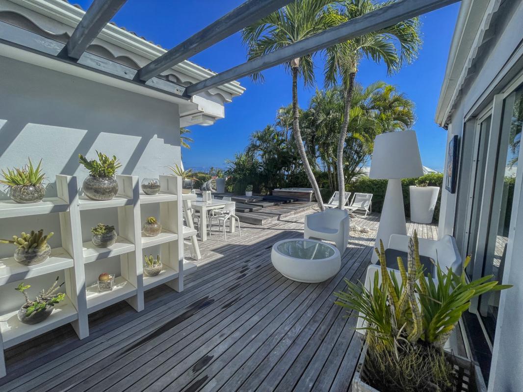 10.Location villa piscine Saint François Guadeloupe_vue d'ensemble sur mer